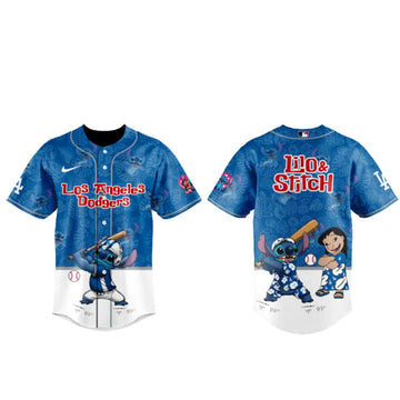 Los Angeles Dodgers x Lilo Stitch Night 2026 Baseball Jersey