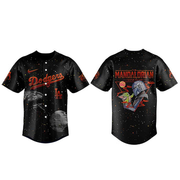 Los Angeles Dodgers x Mandalorian and Grogu Baseball Jersey