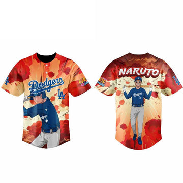 Los Angeles Dodgers x Naruto Shippuden Anime Night 2026 Baseball Jersey