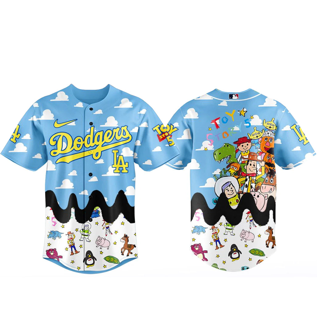 Los Angeles Dodgers x Toy Story 5 Baseball Jersey Version 2