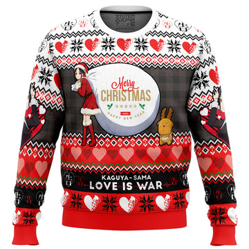 Merry Christmas And Happy New Year Kaguya-Sama Love Is War Ugly Christmas Sweater