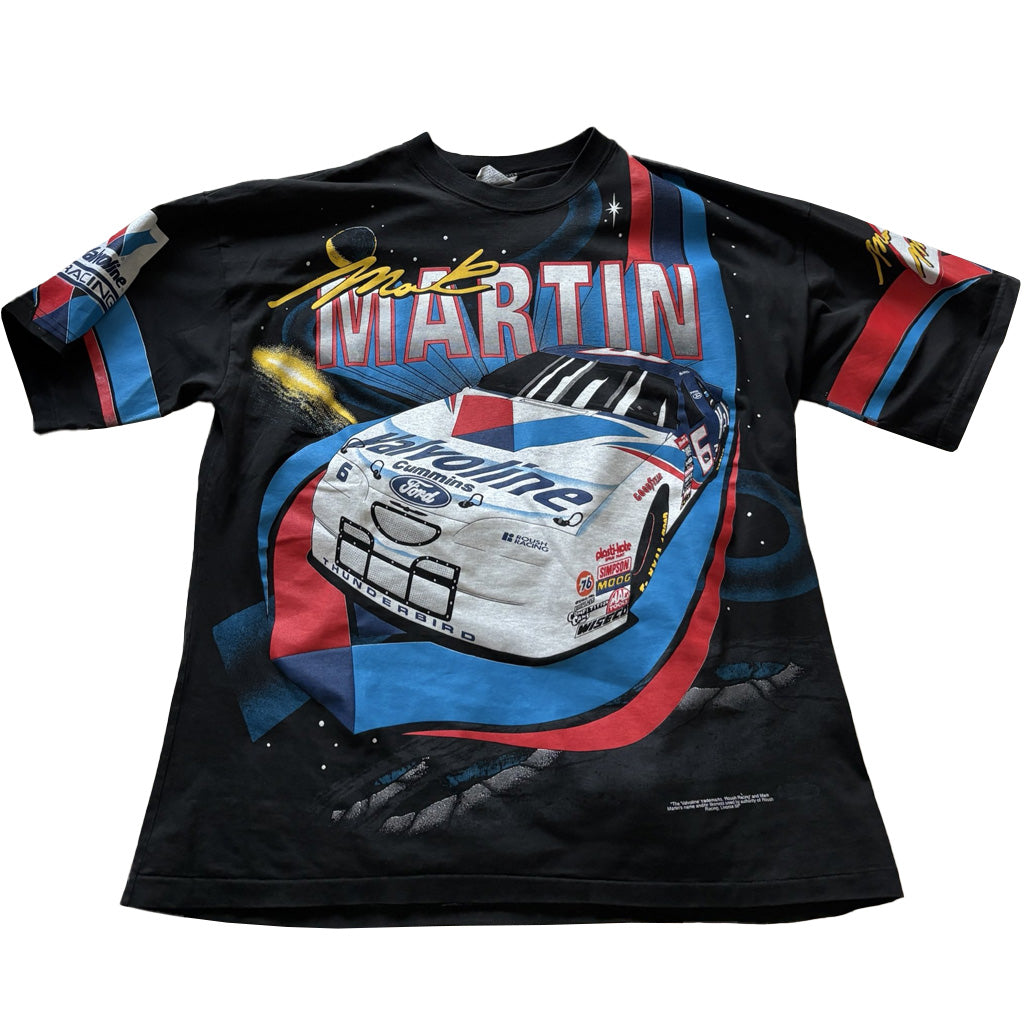 Mark Martin Valvoline No. 6 New Horizons Graphic T-Shirt for Racing Fans
