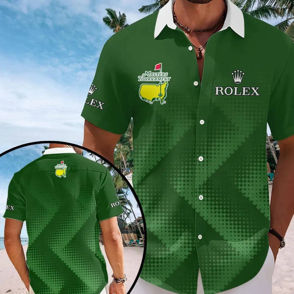 Masters Tournament x Rolex Hawaiian Shirt Best Golf Shirt Gift For Brothers