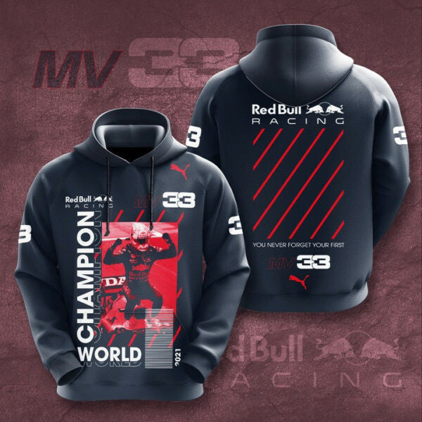 Max Verstappen Red Bull Mv33 Champion 2021 All Over Print Shirt Hoodie 21