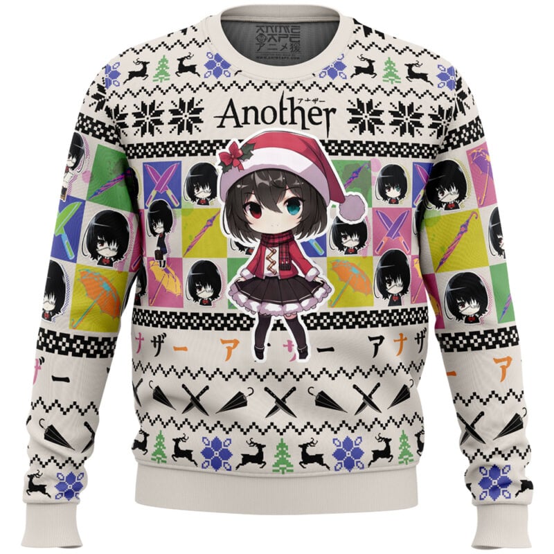 Mei Misaki Chibi Another Ugly Christmas Sweater