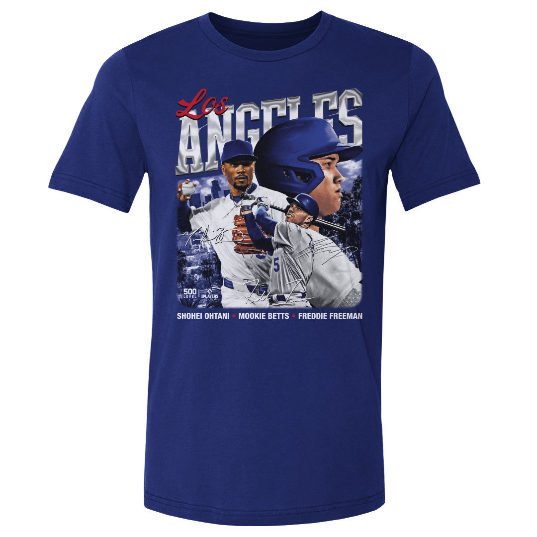Shohei Ohtani Mookie Betts & Freddie Freeman Los Angeles D Trio  - Allenshoesaccessories