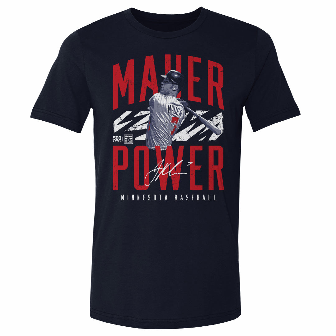 Joe Mauer Minnesota Mauer Power  - Allenshoesaccessories
