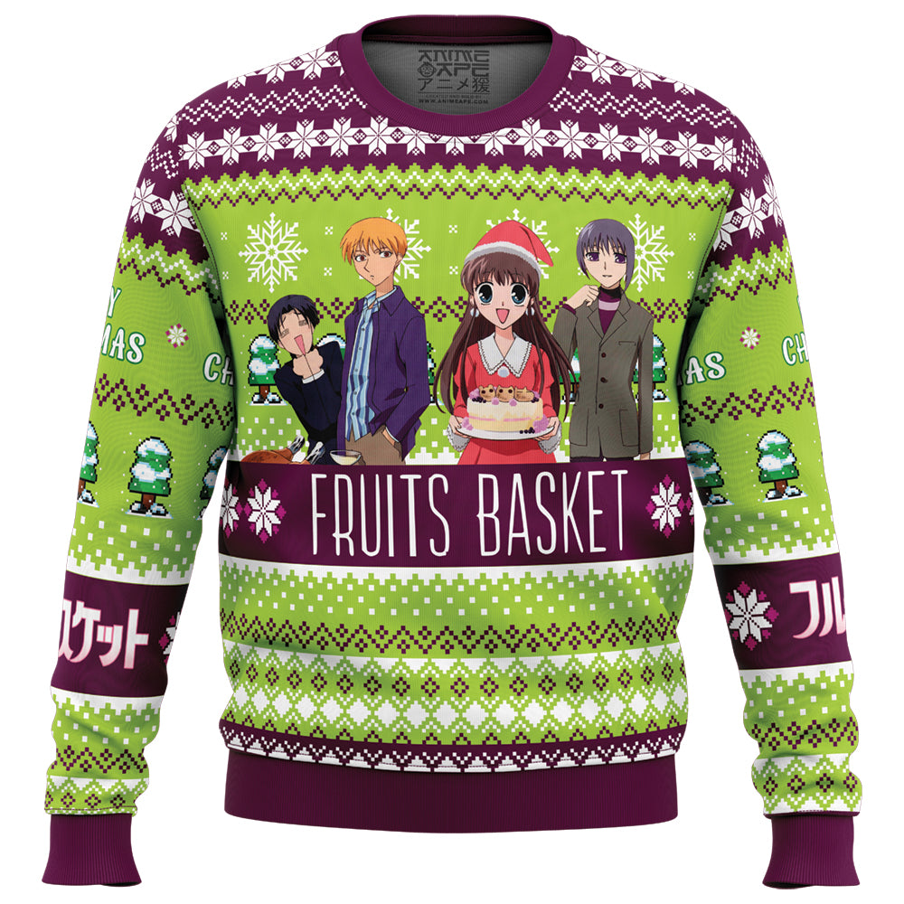 Merry Christmas Fruits Basket Ugly Christmas Sweater
