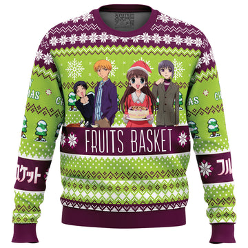 Merry Christmas Fruits Basket Ugly Christmas Sweater