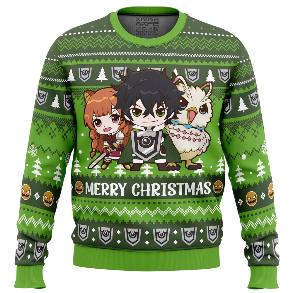 Merry Christmas Naofumi The Rising of the Shield Hero Ugly Christmas Sweater
