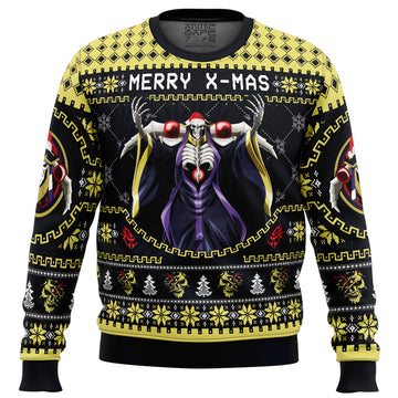 Merry X-Mass Ainz Ooal Gown Overlord Ugly Christmas Sweater