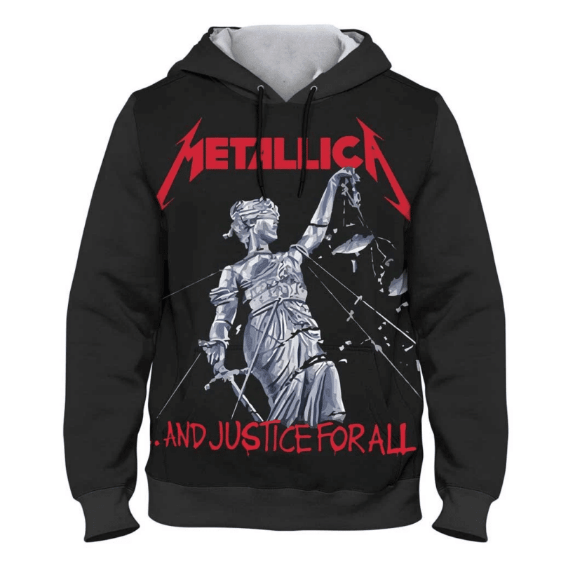 Metallica And Justice For All Unisex Hoodie