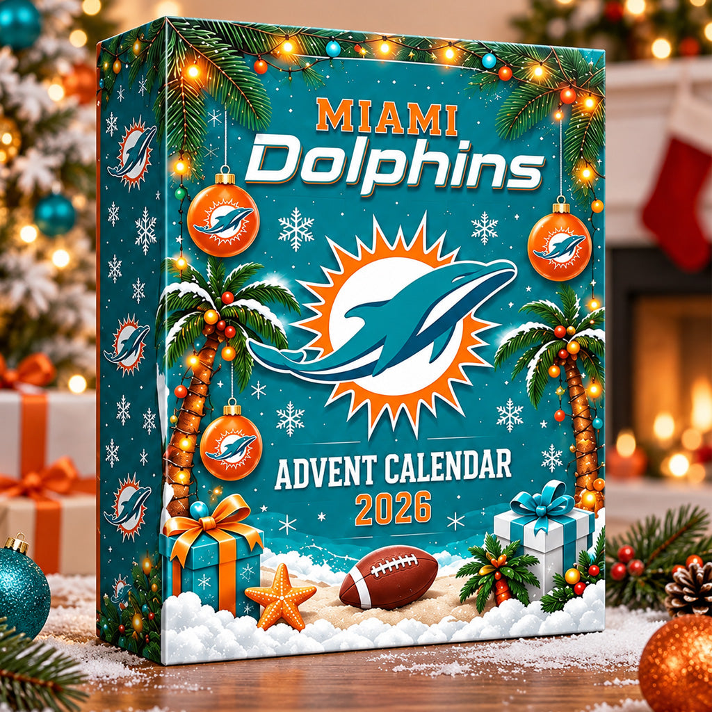 Miami Dolphins 2026 Advent Calendar for Football Fans
