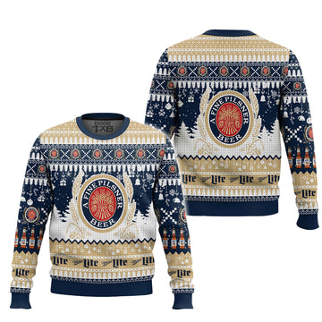 Miller Lite Ugly Sweater