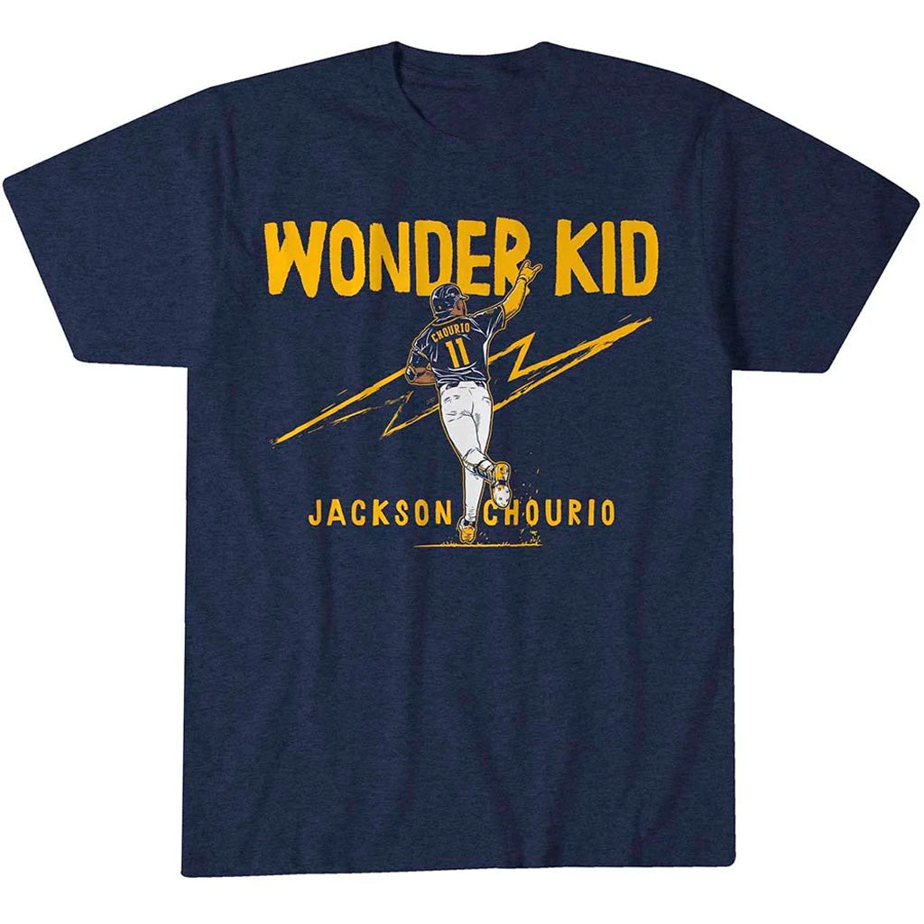 Milwaukee Brewers Jackson Chourio The Wonder Kid Graphic Shirt for Baseball Fans