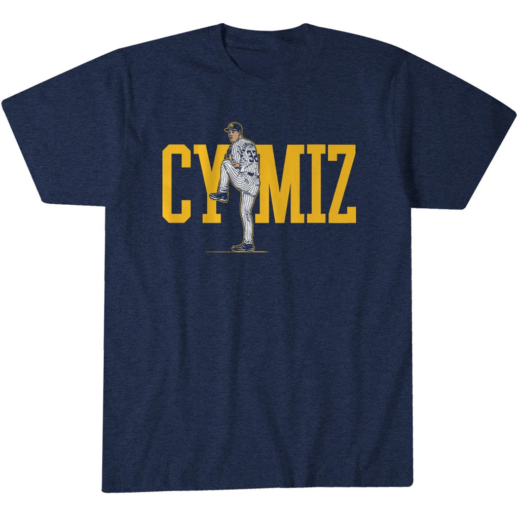 Milwaukee Brewers Jacob Misiorowski Cy Miz Graphic Shirt for Baseball Fans