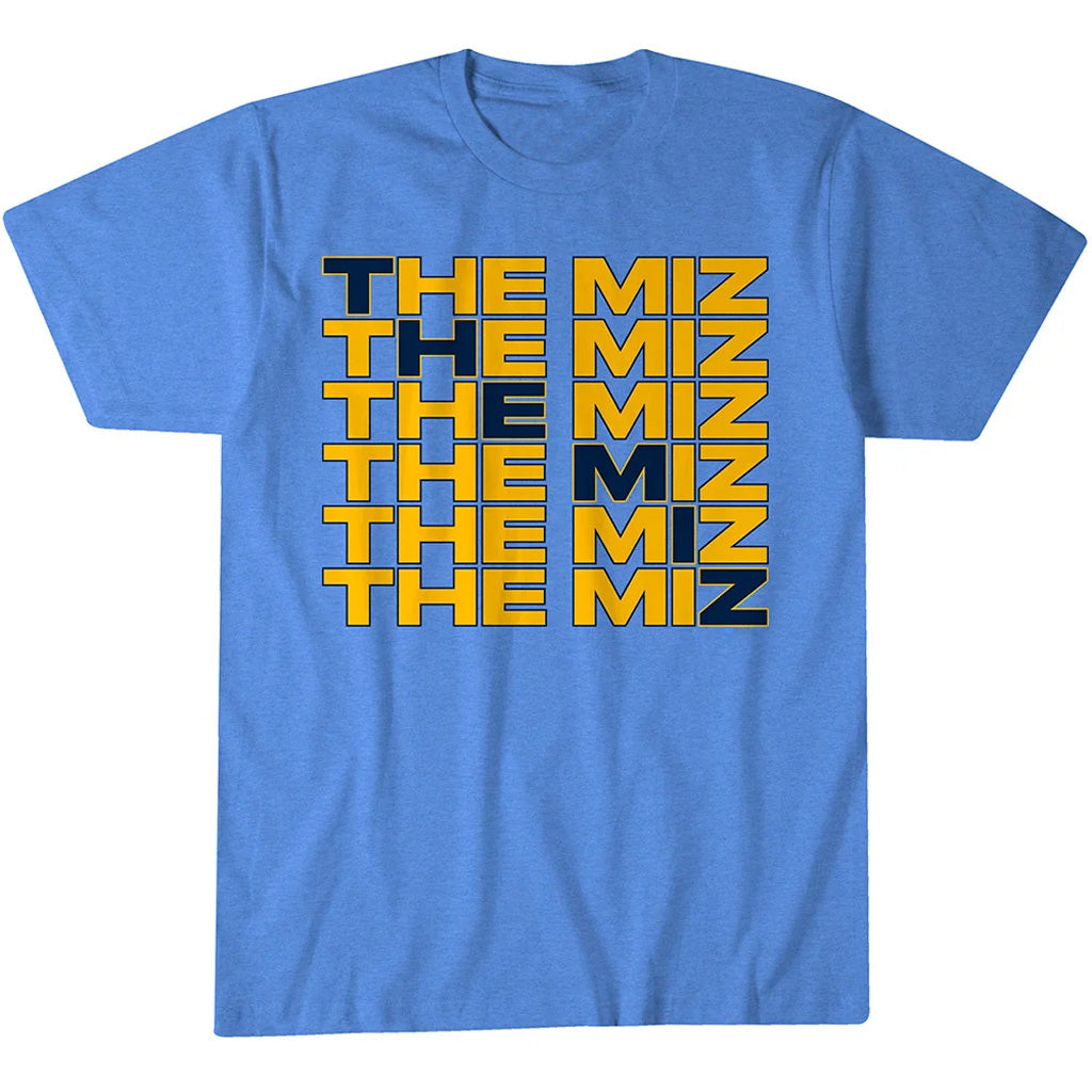 Milwaukee Brewers Jacob Misiorowski The Miz Text Stack Graphic Shirt for Baseball Fans