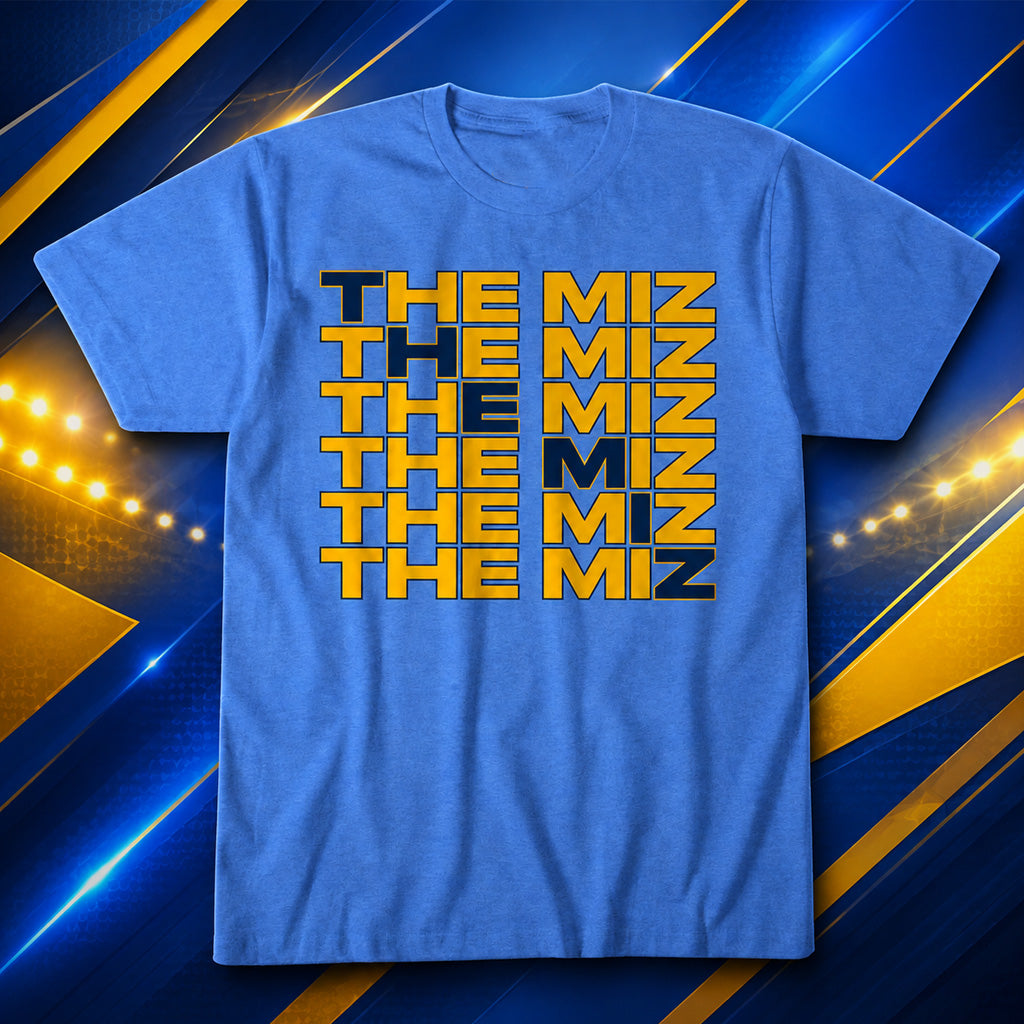 Milwaukee Brewers Jacob Misiorowski The Miz Text Stack Graphic Shirt for Baseball Fans