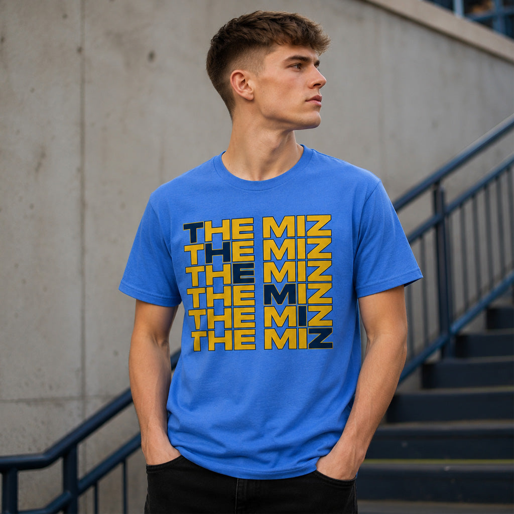 Milwaukee Brewers Jacob Misiorowski The Miz Text Stack Graphic Shirt for Baseball Fans