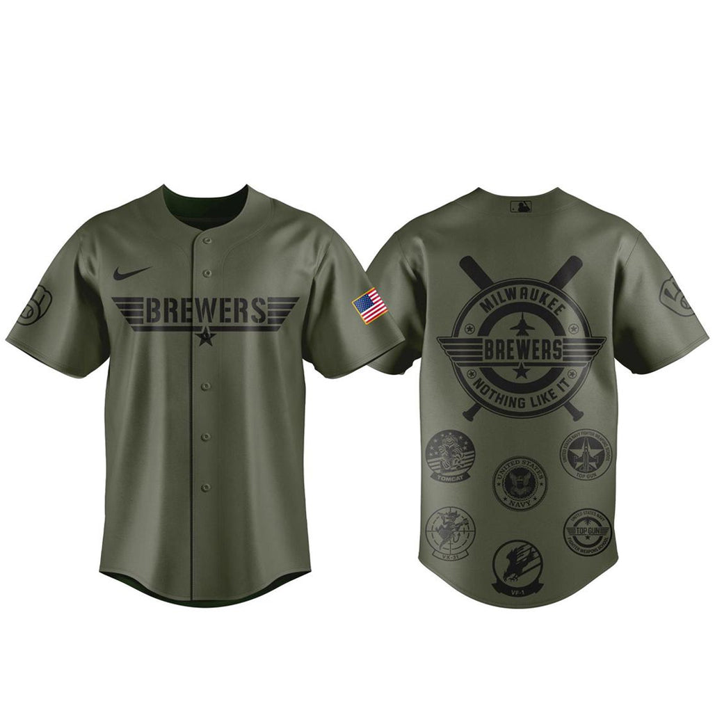 Milwaukee Brewers x Top Gun Night 2026 Baseball Jersey