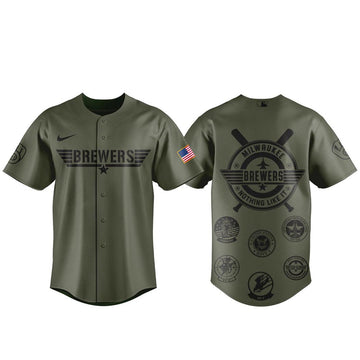 Milwaukee Brewers x Top Gun Night 2026 Baseball Jersey