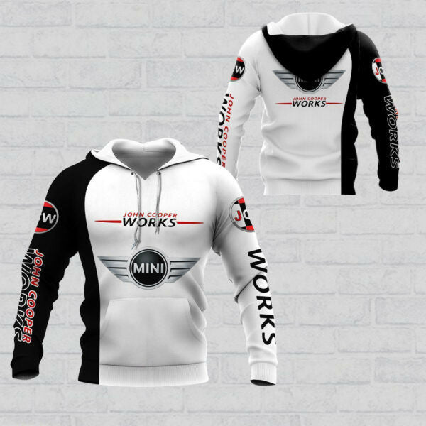 Mini John Cooper Works Shirt Fan Gift 689, Stylist Unisex 3d Hoodie Zip Hoodie 1864