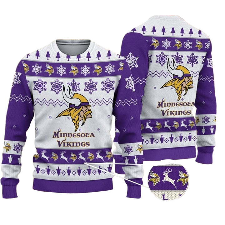 Minnesota Vikings Woolen Sweater BGSWT133