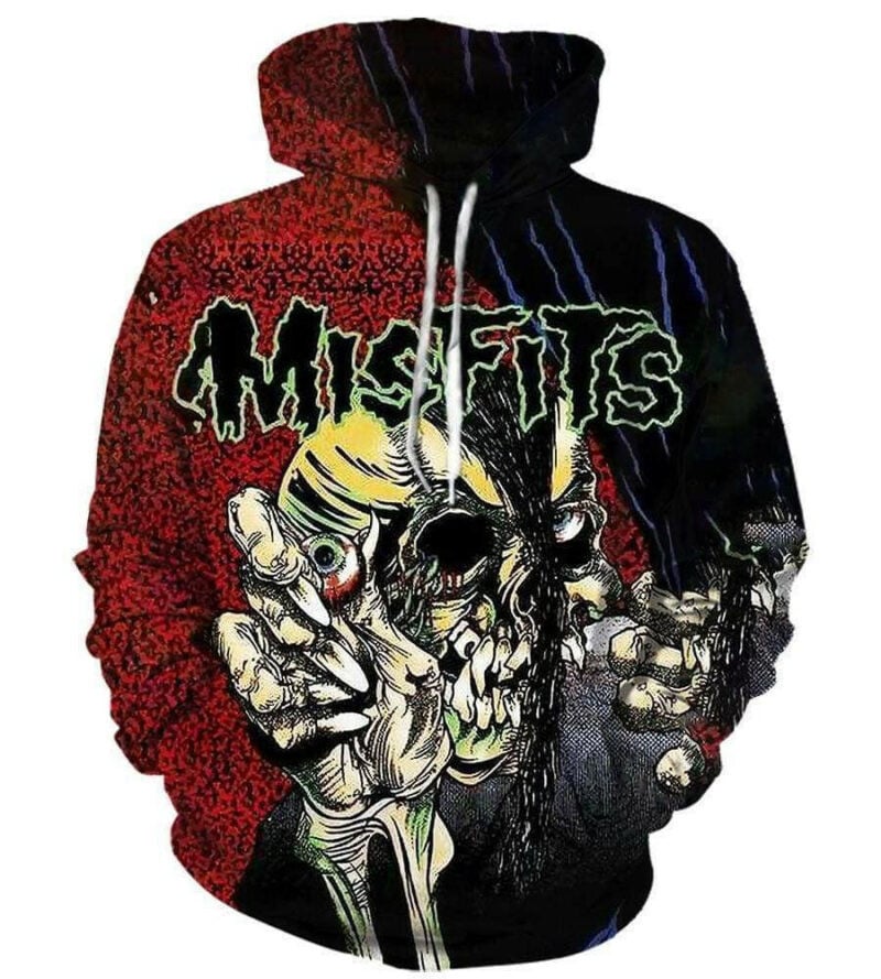 Misfits - 3d Hoodie, Zip-up, Sweatshirt, T-shirt