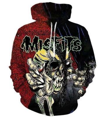 Misfits - 3d Hoodie, Zip-up, Sweatshirt, T-shirt