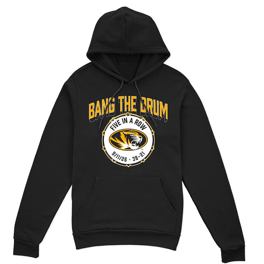 Missouri Football Bang The Drum Graphic Shirt for College Football Fans