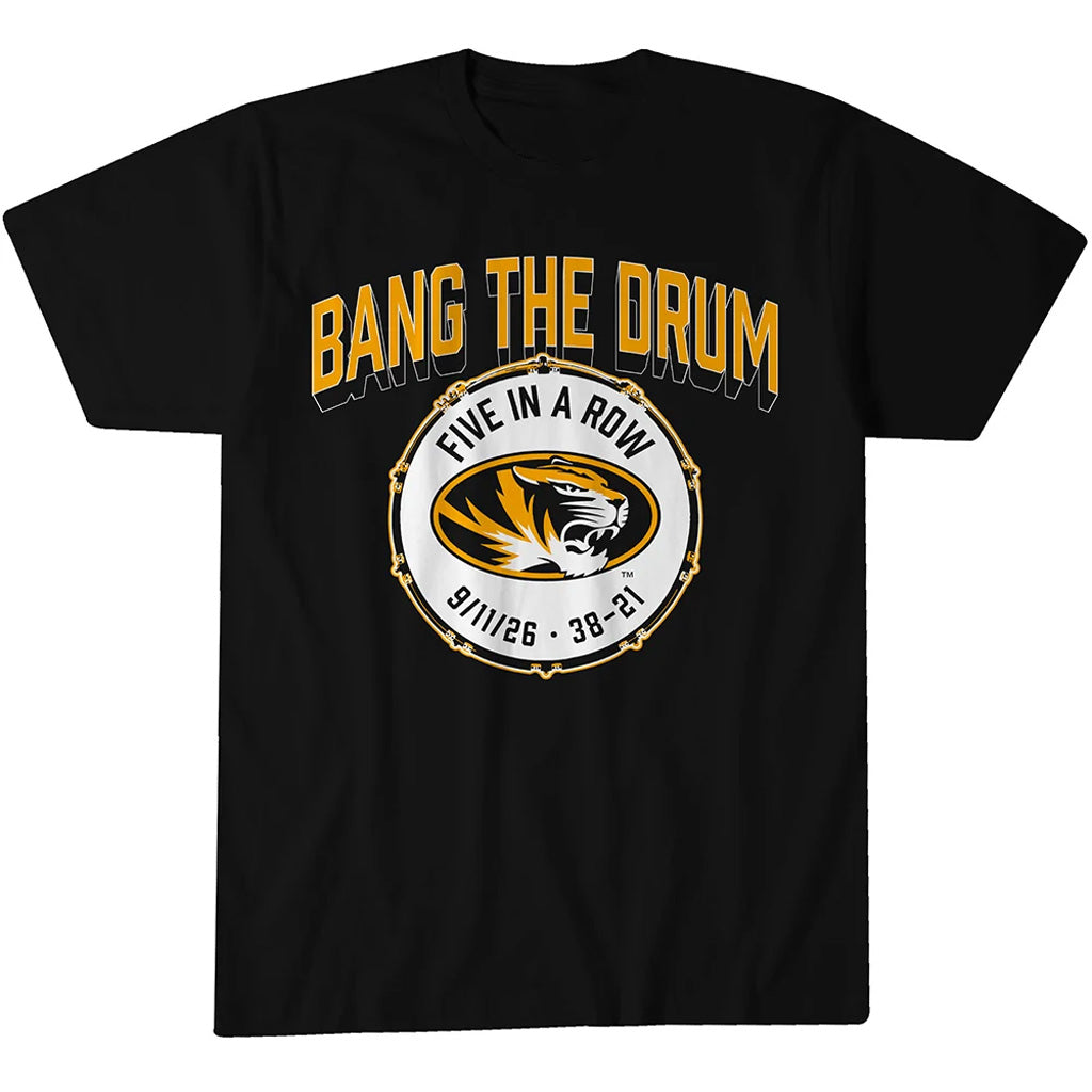 Missouri Football Bang The Drum Graphic Shirt for College Football Fans
