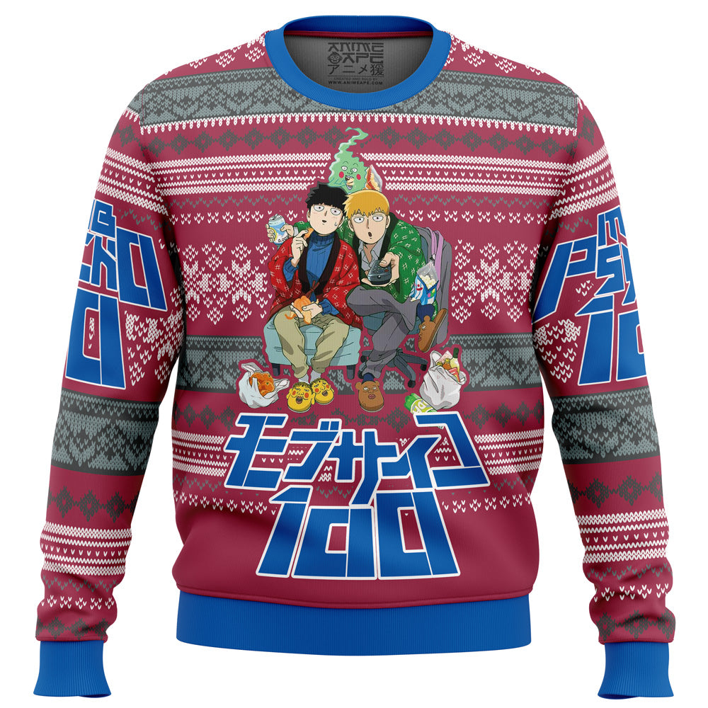 Mob Psycho 100 Alt Ugly Christmas Sweater