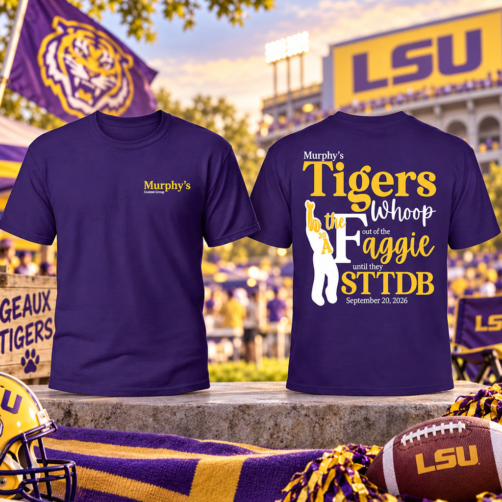 Murphys Bar LSU Tigers 2026 Graphic Shirt for College Football Fans