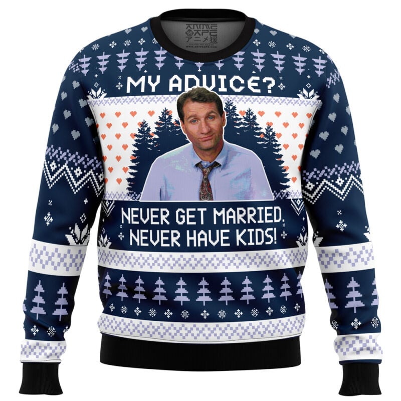 My Advice? Married With Children Ugly Christmas Sweater