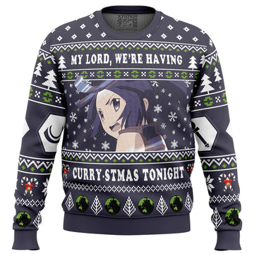 My Lord, Were Having A Curry-stmas Tonight Log Horizon Ugly Christmas Sweater