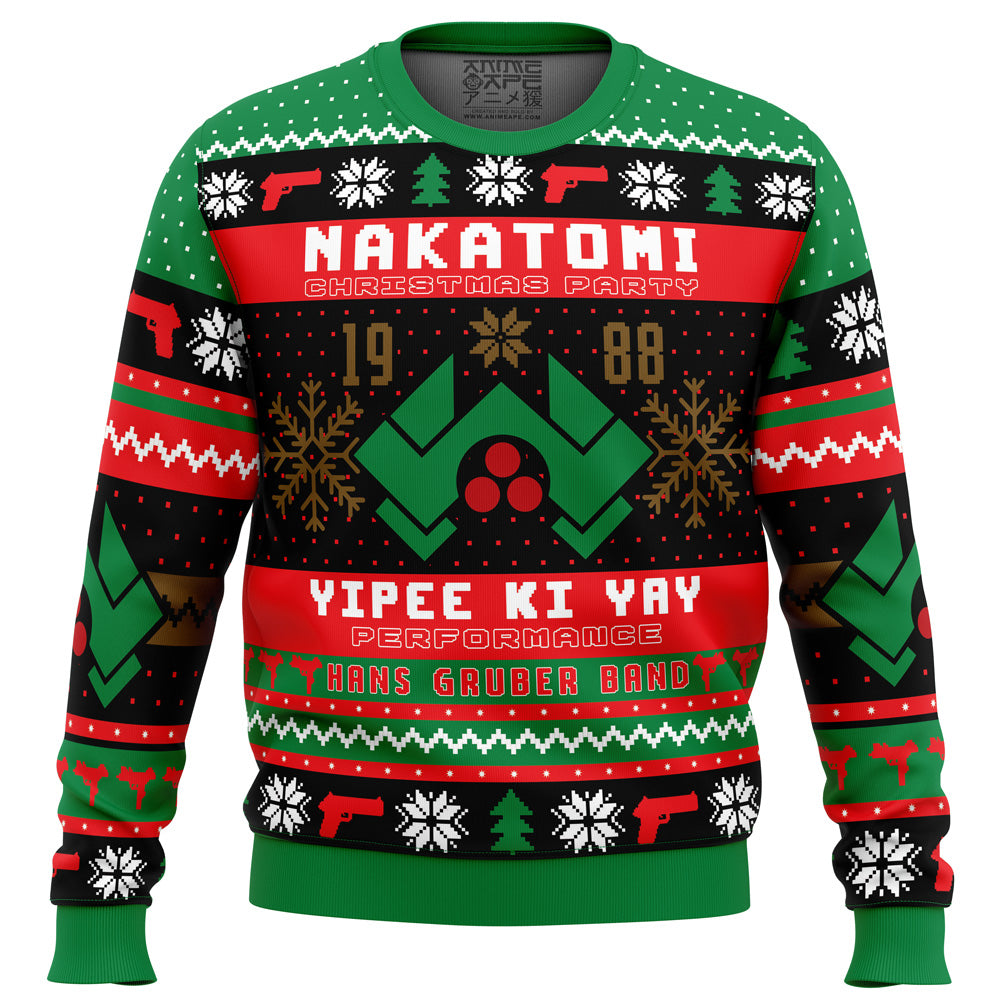 Nakatomi Christmas Party 1988 Die Hard Ugly Christmas Sweater