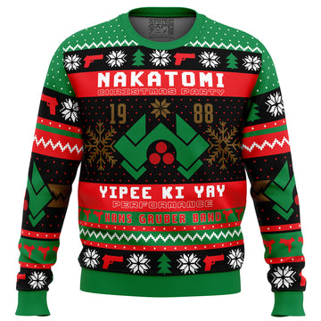 Nakatomi Christmas Party 1988 Die Hard Ugly Christmas Sweater