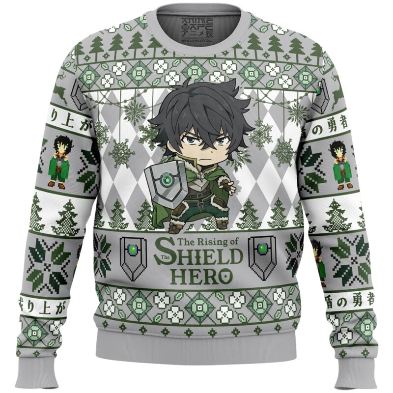 Naofumi Iwatani The Rising of the Shield Hero Ugly Christmas Sweater