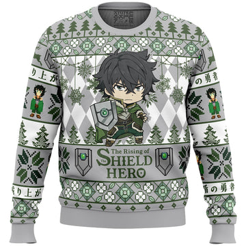 Naofumi Iwatani The Rising of the Shield Hero Ugly Christmas Sweater