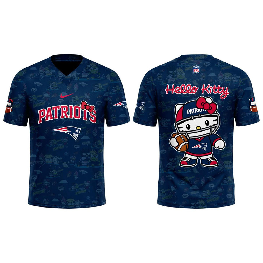 New England Patriots x Hello Kitty Night 2026 Football Jersey for Football and Hello Kitty Fans