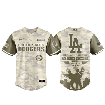 New York Dodgers Armed Forces Day Appreciation Night 2026 Baseball Jersey