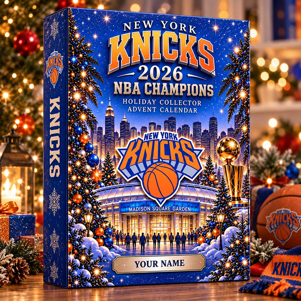 New York Knicks Champions 2026 Holiday Advent Calendar For Basketball Fans