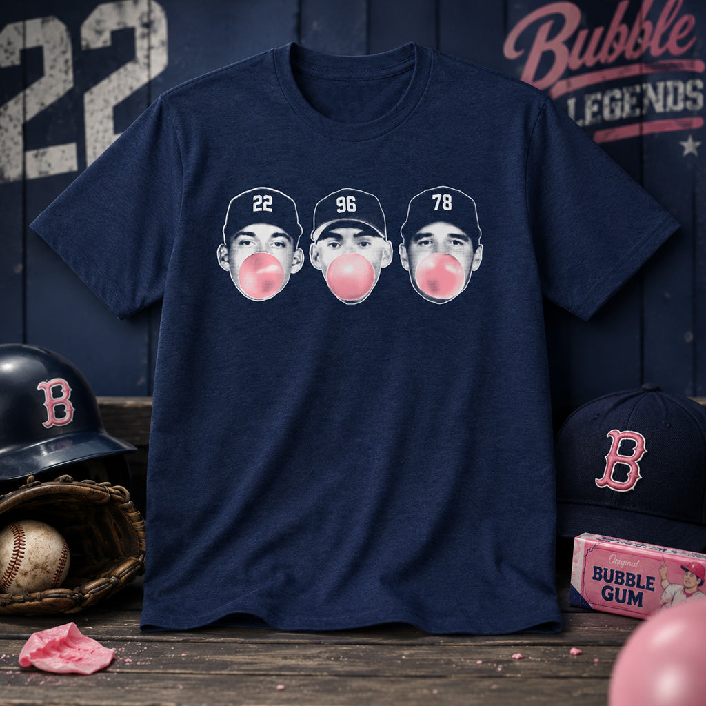 New York Yankees Ben Rice Spencer Jones & George Lombard Jr Bronx Bubbles Graphic Shirt for Baseball Fans