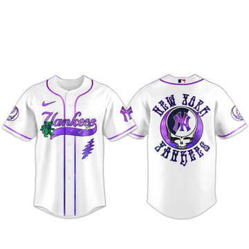 New York Yankees Grateful Dead Night 2026 Baseball Jersey