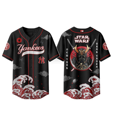 New York Yankees x Samurai Star Wars Baseball Jersey