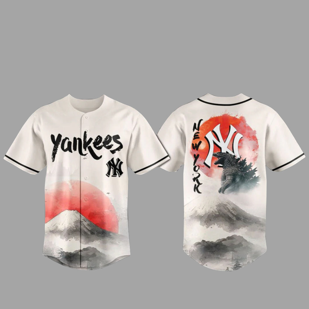 New York Yankees x The Godzilla Kaiju Baseball Jersey
