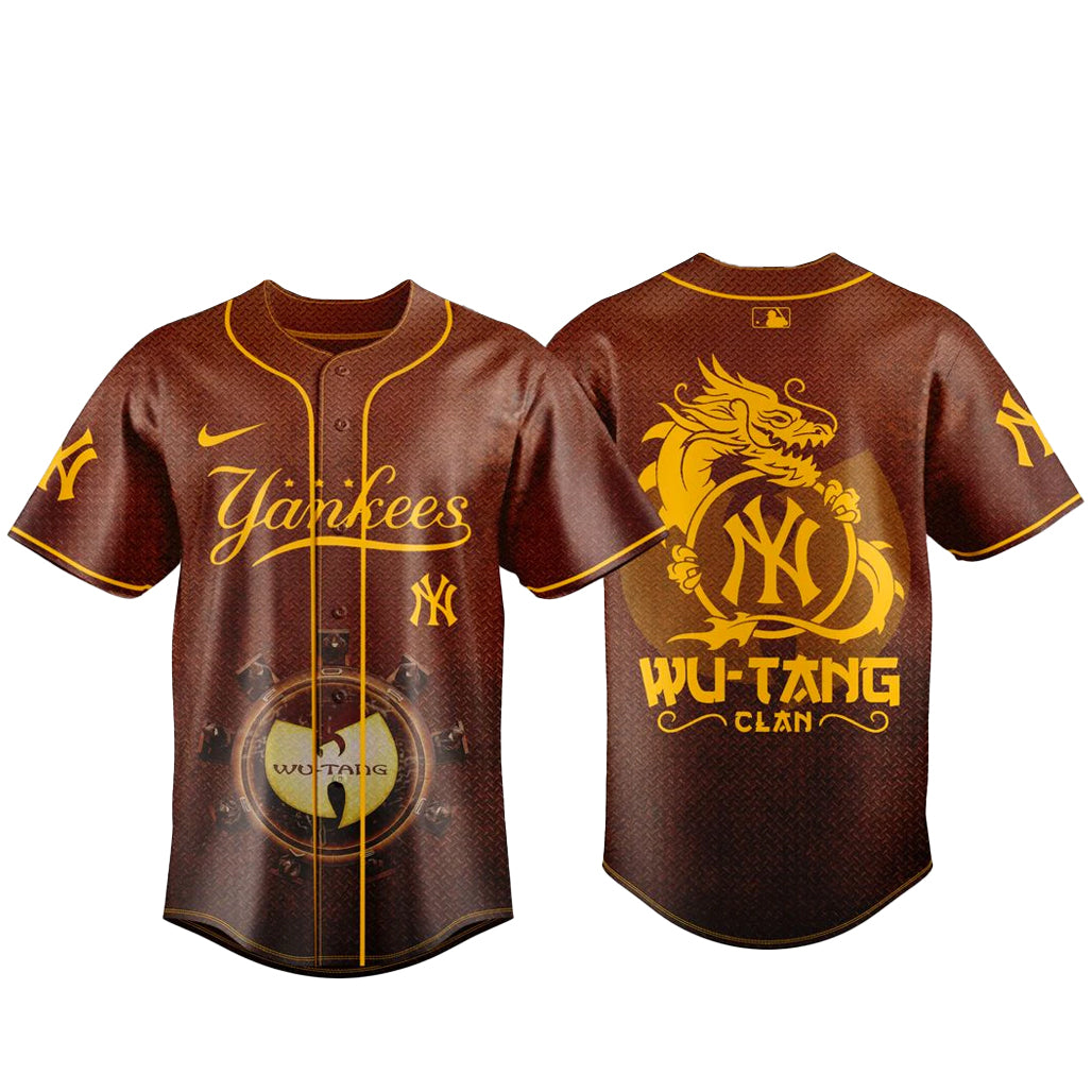 New York Yankees x Wu-Tang Forever The Final Chamber-US Tour 2026 Baseball Jersey