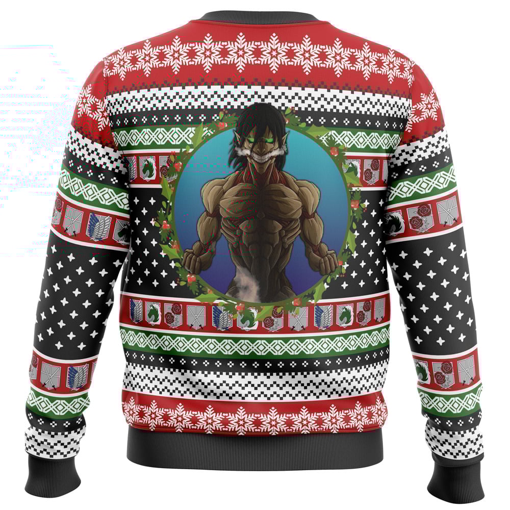 Nine Titans Attack on Titan Ugly Christmas Sweater