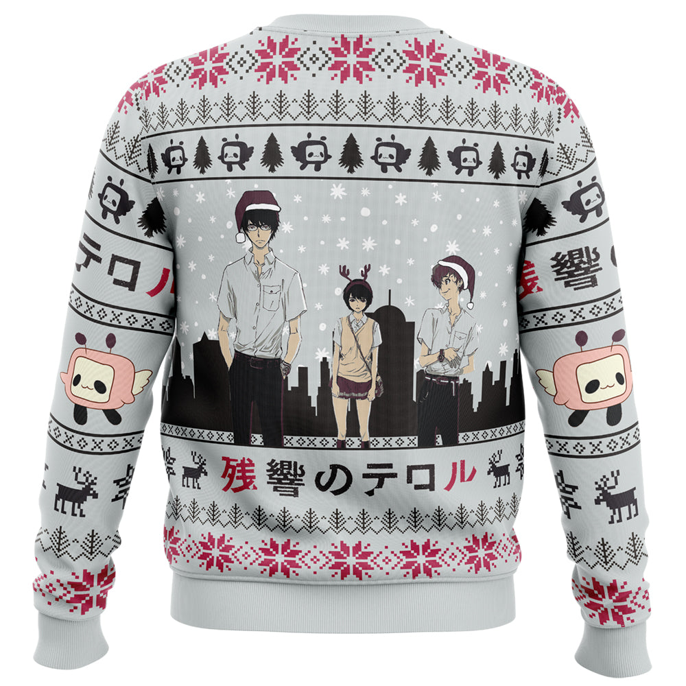 Nine x Lisa x Twelve Terror in Resonance Ugly Christmas Sweater