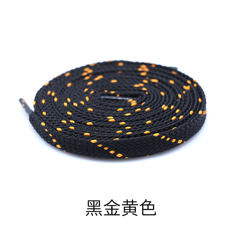 Suitable for Li Ning Color Flat Lacing Basketball Shoes Black and White Board Shoes Shen Dun Flashing City Anta Running Double-Layer Blue